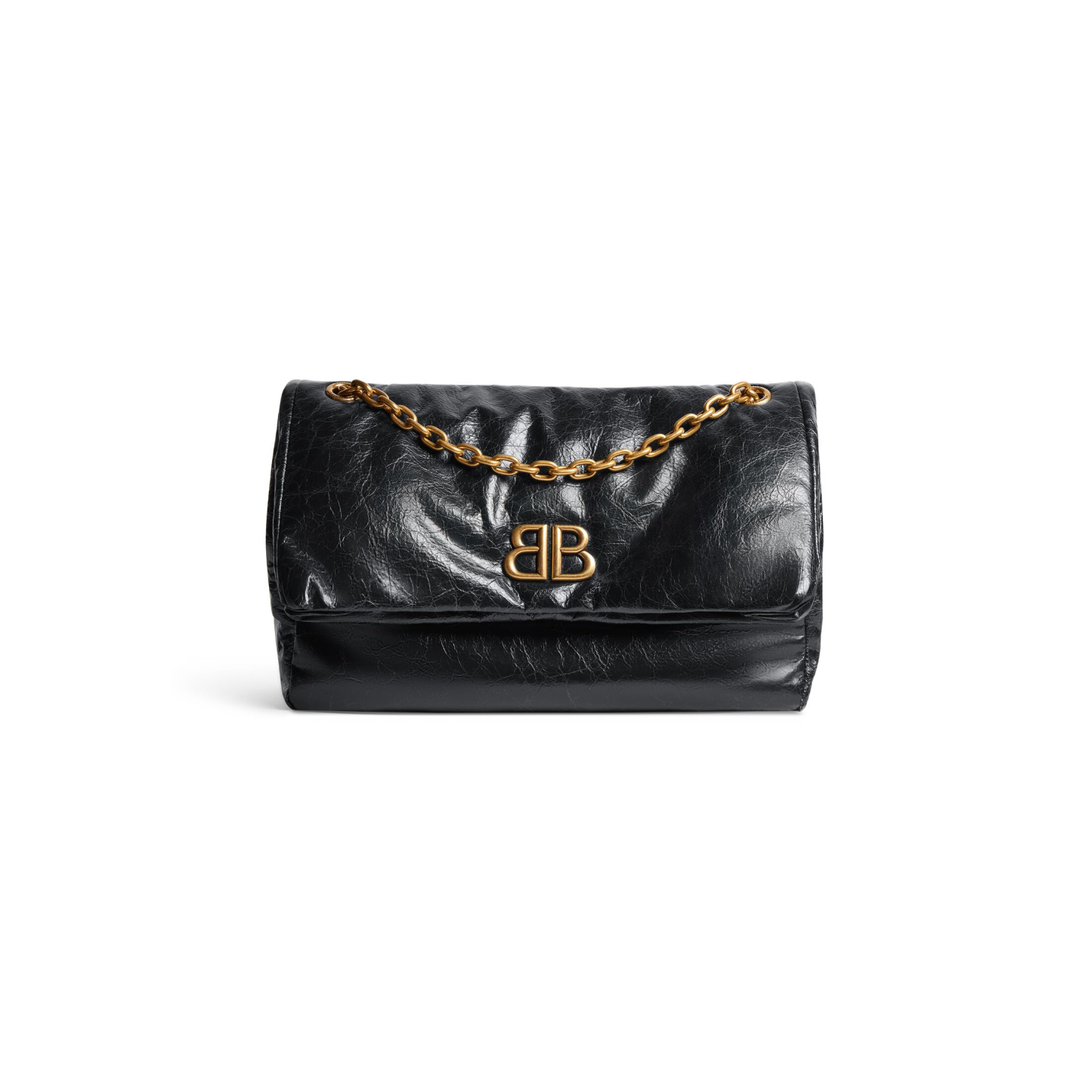 WOMEN'S MONACO MEDIUM CHAIN BAG IN BLACK